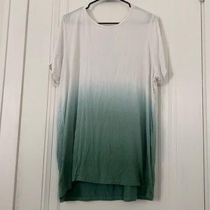 Green & White Ombré Tunic